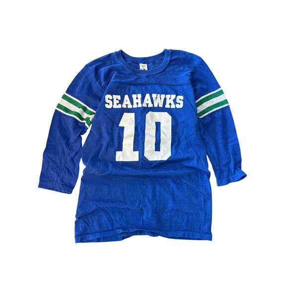 VTG 70s/80s Seattle Seahawks Jim Zorn Jersey 10 retro Sears Rawlings 14-16 long - Picture 1 of 7